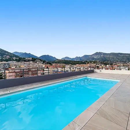 Elegant T2 Avec Piscine & Balcon Panoramique דירה רוקברון-קאפ-מרט